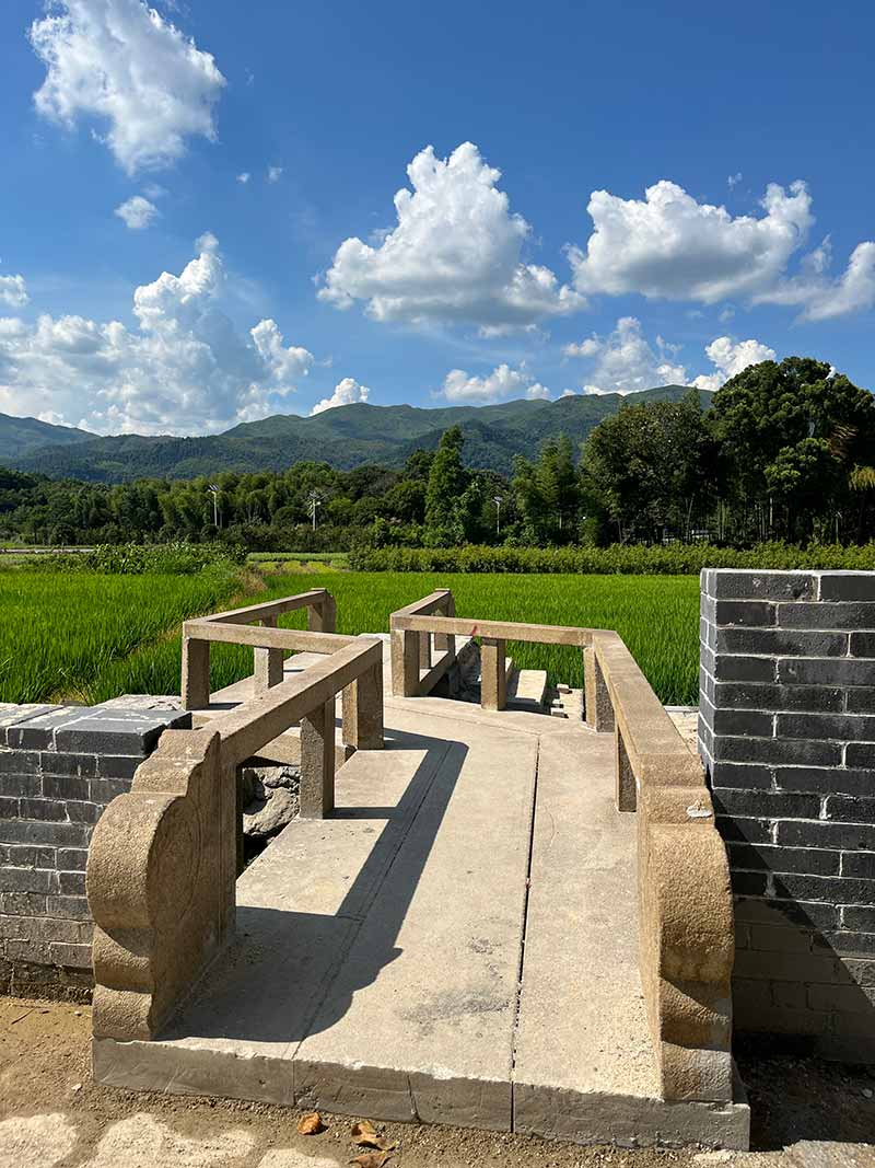 池州花岗岩仿古石材景区使用案例