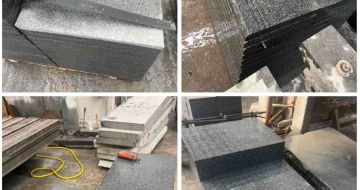 池州 芝麻黑地铺石材