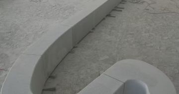 池州 花岗岩整石坐凳拼装