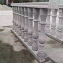 池州 芝麻白圆形光面花瓶柱，栏杆