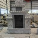 池州 芝麻灰高档墓碑、土墓，一套也支持定做
