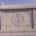 池州 芝麻白花岗岩屏风，照壁，影壁