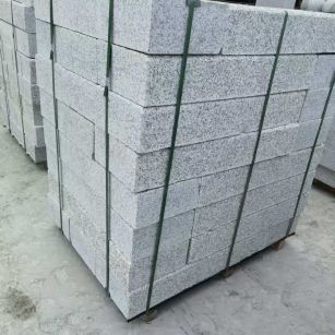 池州 芙蓉白火烧两面路沿石