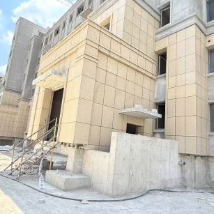 池州 黄金麻干挂，工地实拍