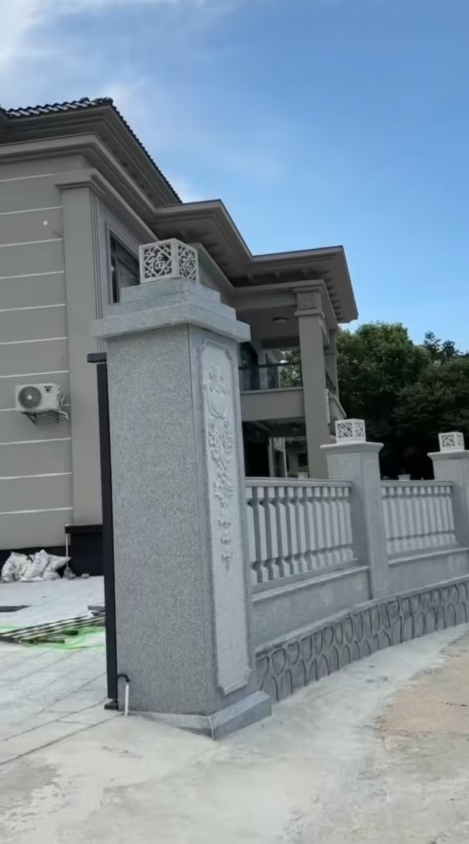 池州 芝麻白别墅围墙栏杆，私人订制