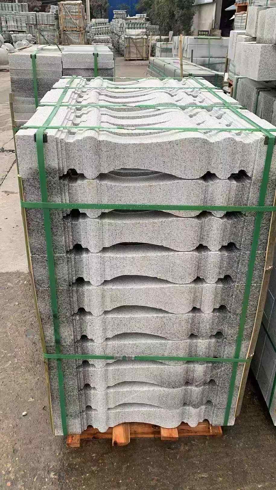 池州 芝麻白方形拉丝面，栏杆花瓶柱