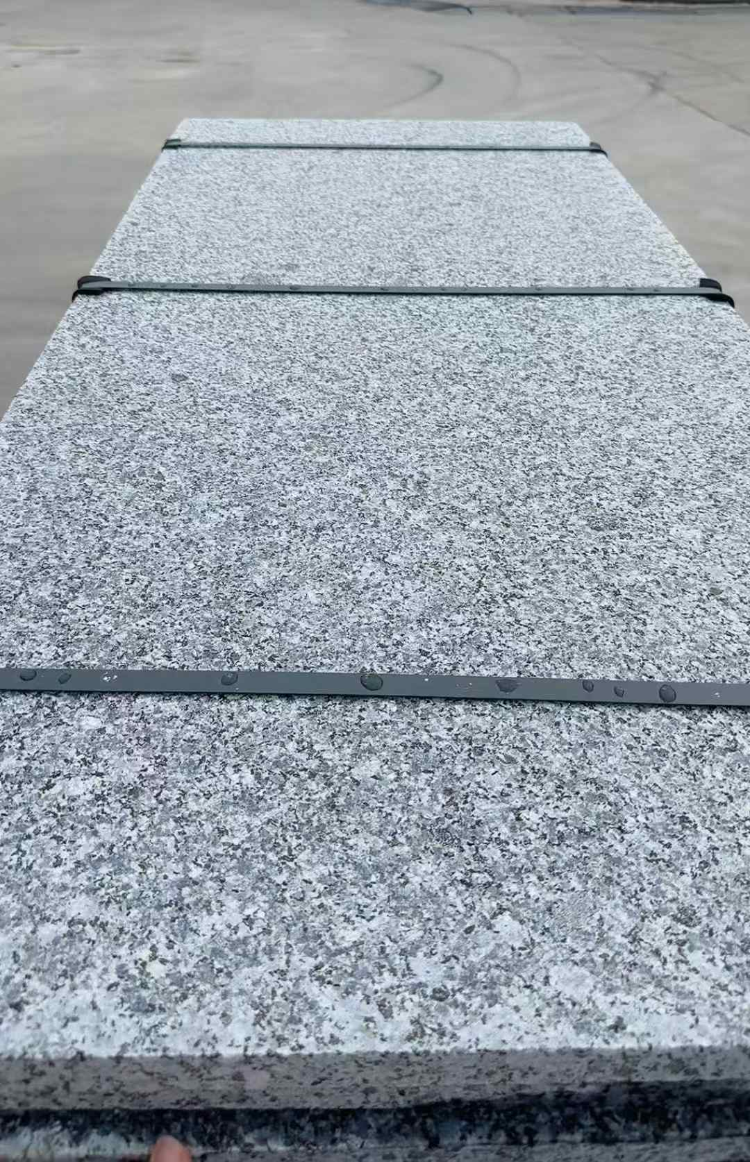 池州 芝麻黑火烧面毛板，条板，半成品