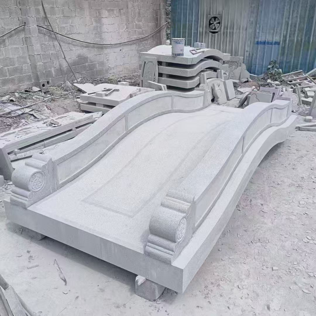 池州 芝麻灰花岗岩园林景观 小石桥